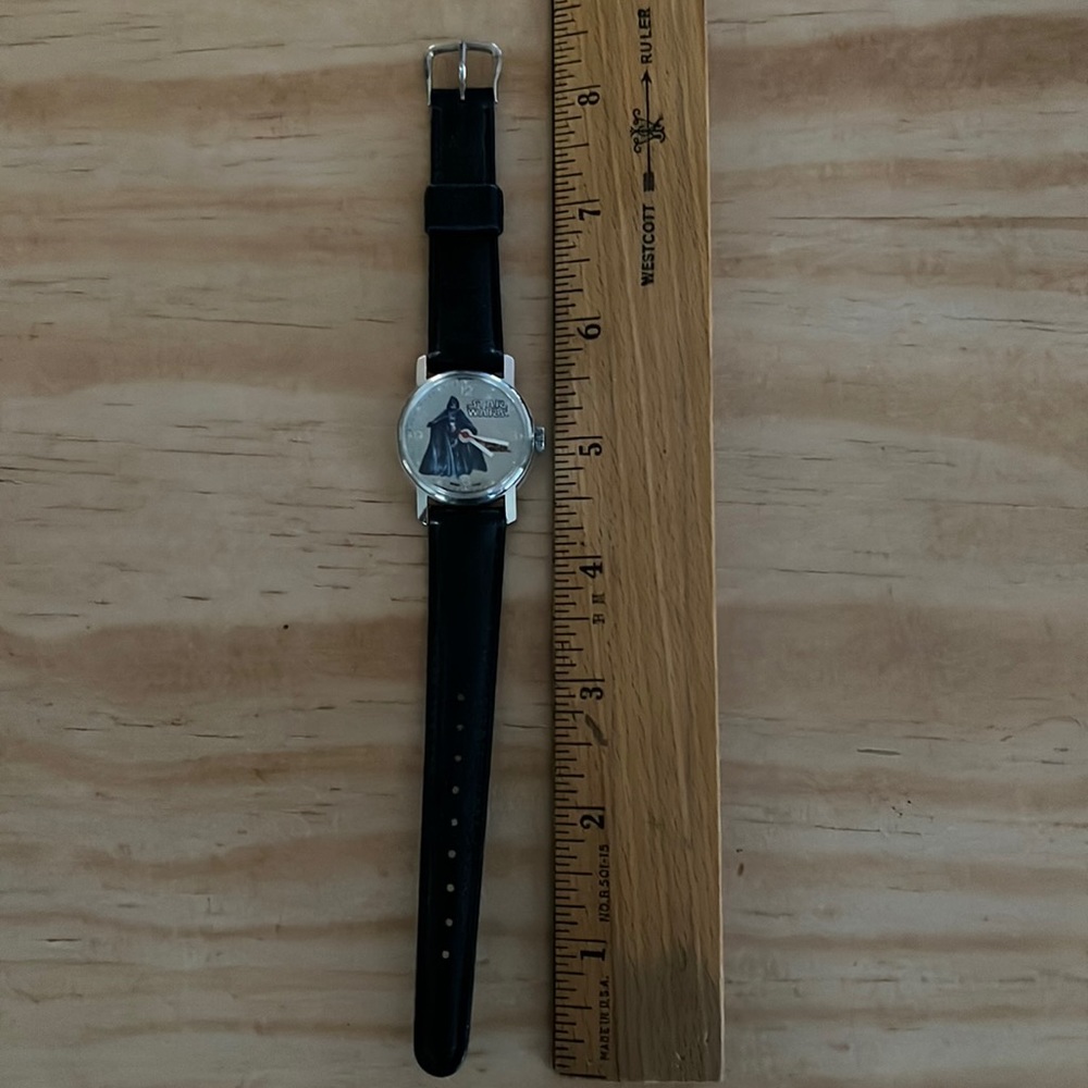 1977 STAR WARS DARTH VADER WATCH - WIND UP BY BRADLEY - SWISS MADE - OFC9